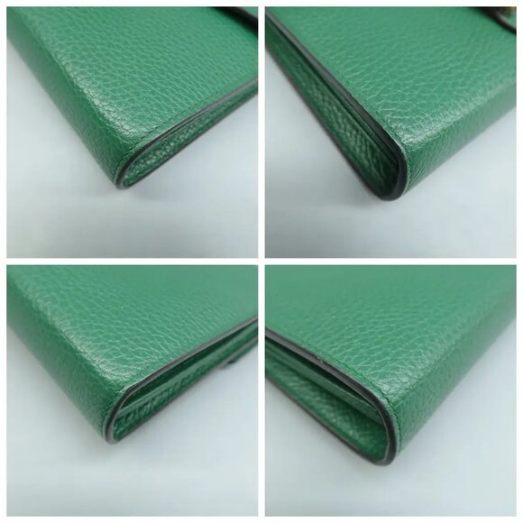 100% Authentic GUCCI Dionysus Green Leather Shoulder Bag - Picture 5 of 12